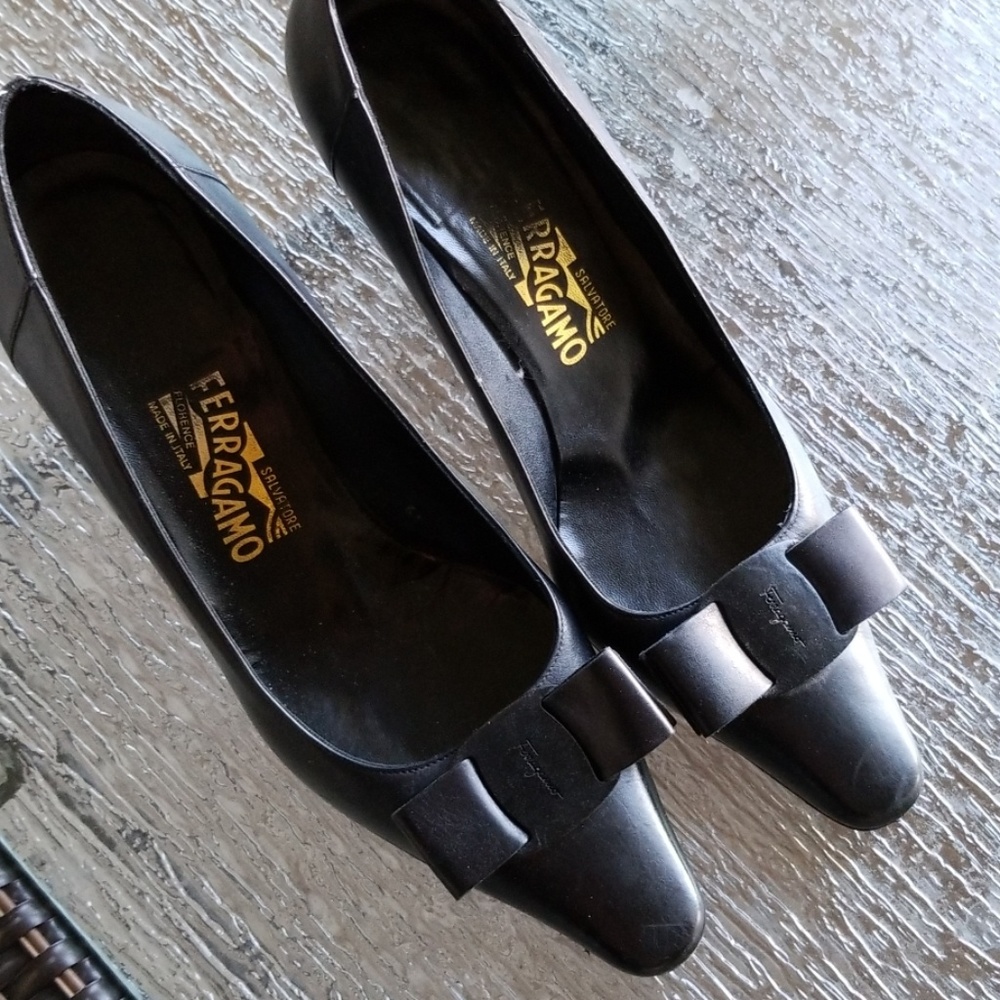 Ferragamo leather shoes